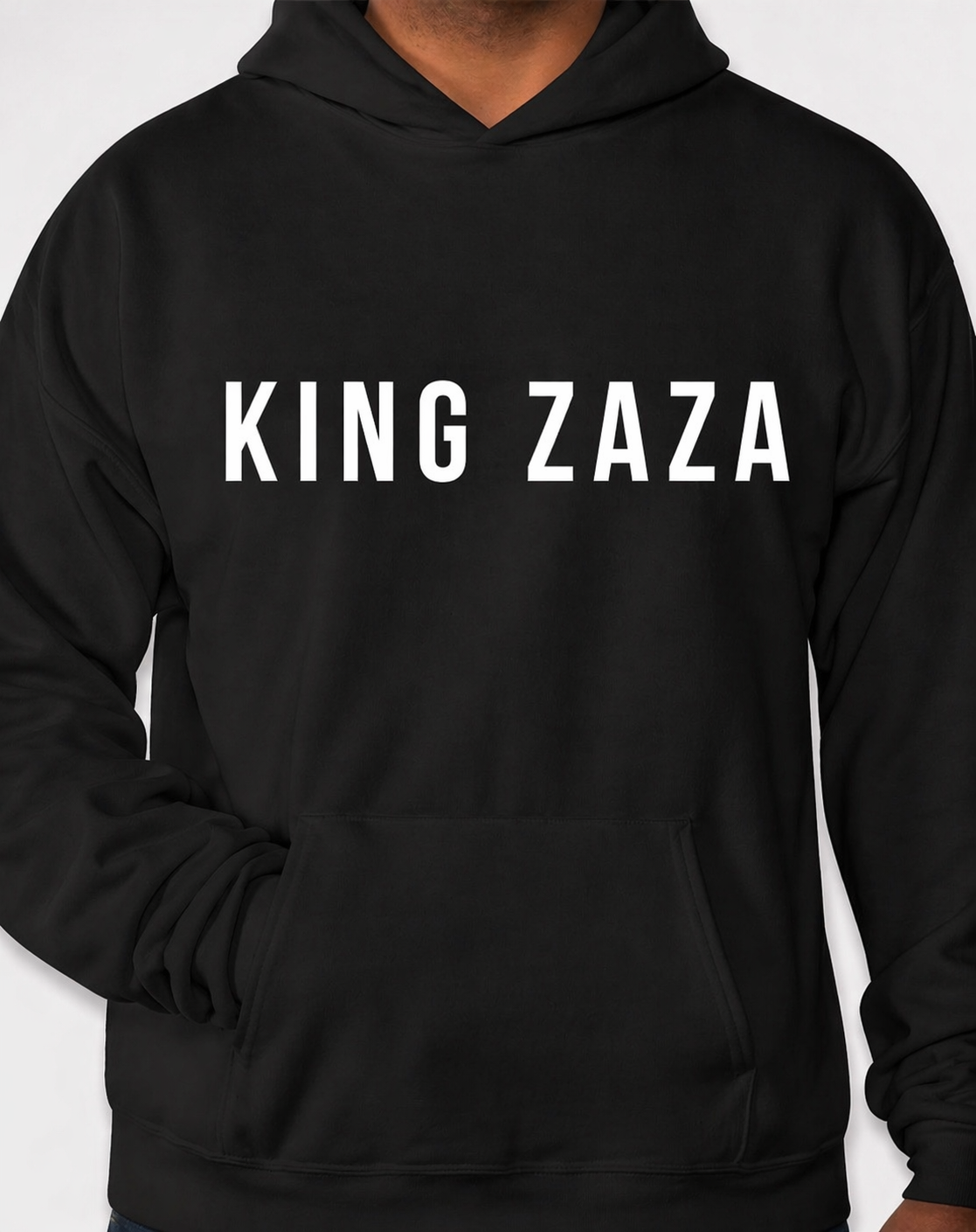 King Zaza Signature Print Hoodie