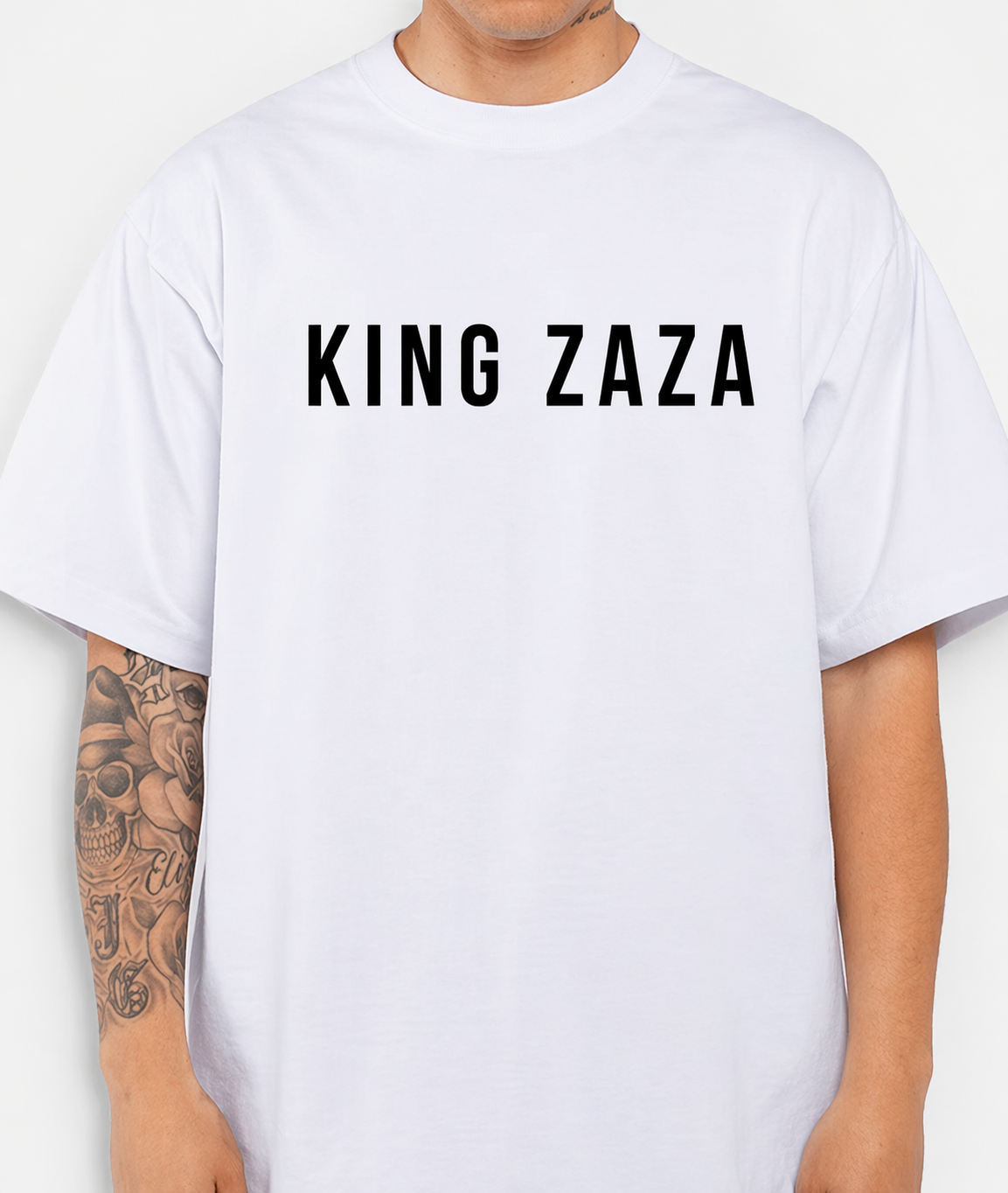 King Zaza Signature Print T Shirt